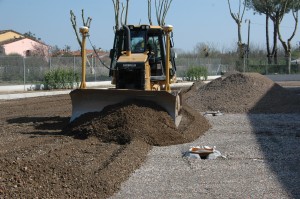 Dozer CAT D6 con controller GPS
